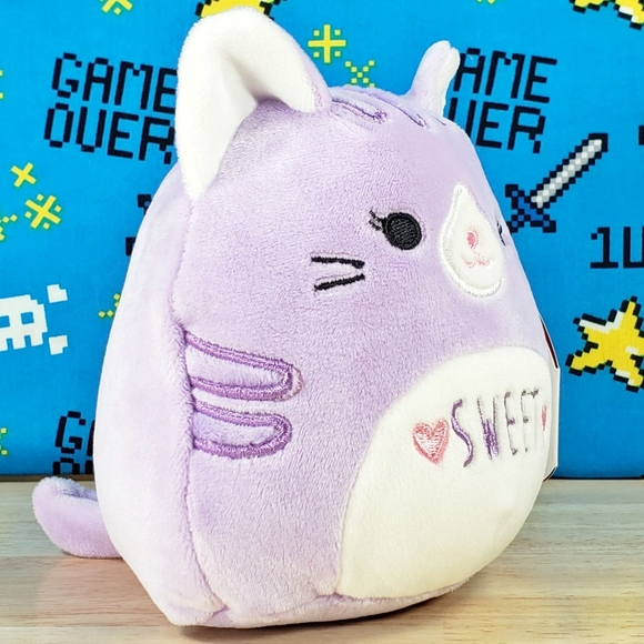 Squishmallow Tabitha the Valentine's Day Cat 5" 2022 UltraSoft Stuffed Plush - Picture 2 of 11